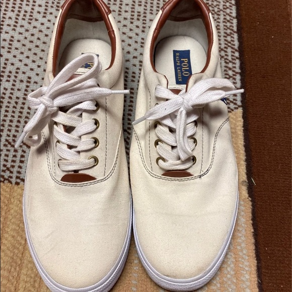 Polo by Ralph Lauren Shoes | Price Drop! Mens Polo by Ralph Lauren Shoes Sz 12 | Color: Blue/Cream | Size: 12 | Jpholly82's Closet